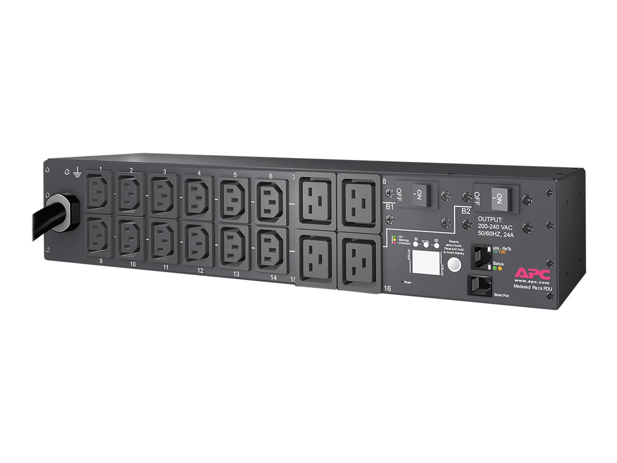 APC Metered Rack PDU AP7811B - Stromverteilungseinheit (Rack - einbaufähig) - Wechselstrom 200/208/230 V - Ethernet - Eingabe, E