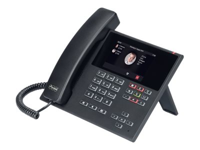 Auerswald COMfortel D-400 - VoIP-Telefon mit Rufnummernanzeige/Anklopffunktion - dreiweg Anruffunktion - SIP, RTP, SRTP, SIPS - 