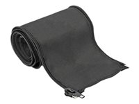 DeLOCK Woven Sleeve with zip fasterner heat-resistant - Geflechtschlauch - 1 m - Schwarz