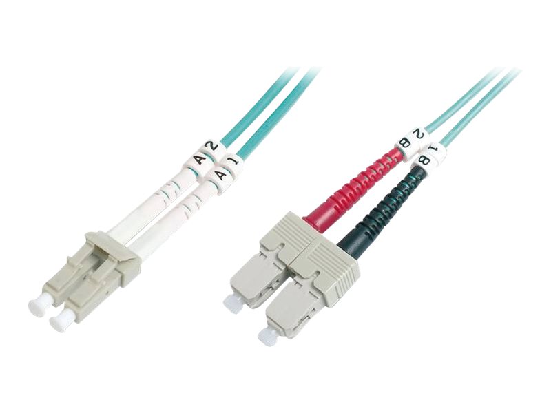 DIGITUS Professional - Patch-Kabel - LC Multi-Mode (M) zu SC multi-mode (M) - 5 m - Glasfaser - Duplex