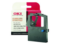 OKI - Schwarz - Farbband - fr Microline 3390, 3391, 380, 385, 390, 390 Elite, 391