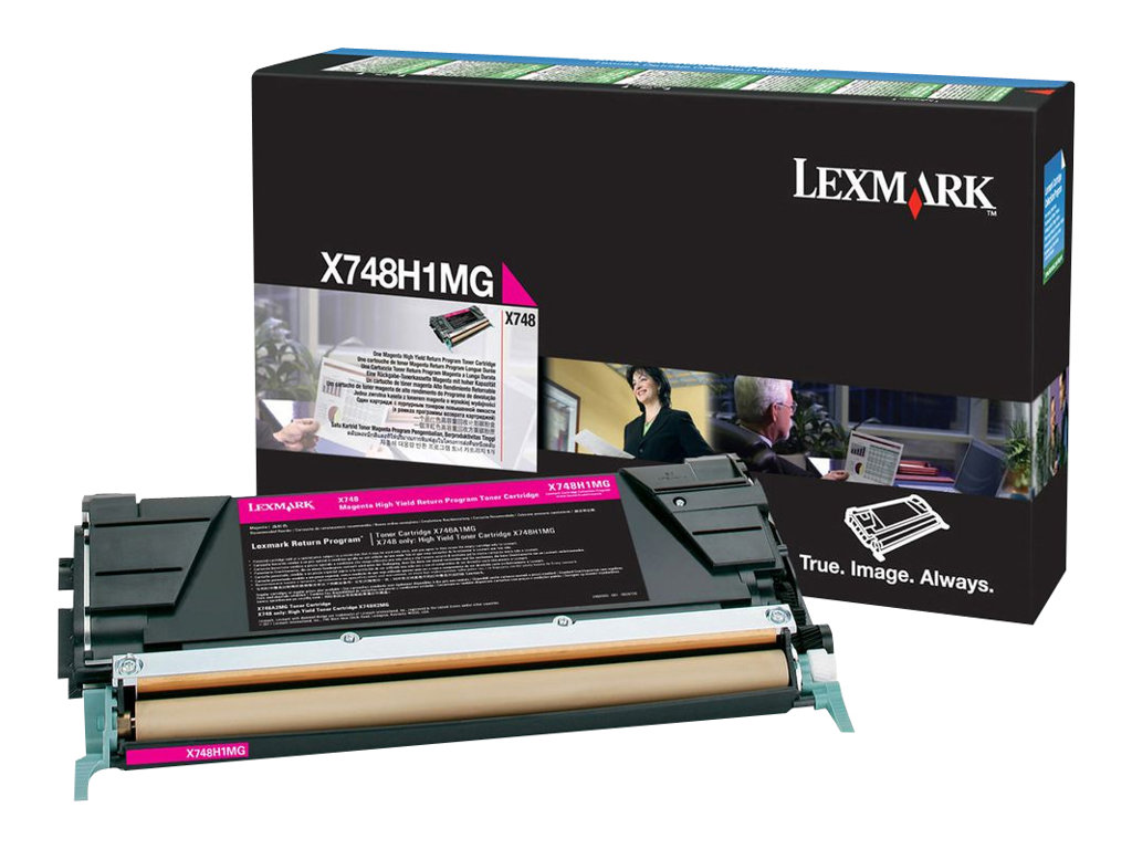 Lexmark - Hohe Ergiebigkeit - Magenta - Original - Tonerpatrone LCCP, LRP - fr Lexmark X748de, X748de LDS, X748de Statoil, X748