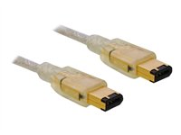 Delock - IEEE 1394-Kabel - FireWire, 6-polig (M) zu FireWire, 6-polig (M) - 2 m