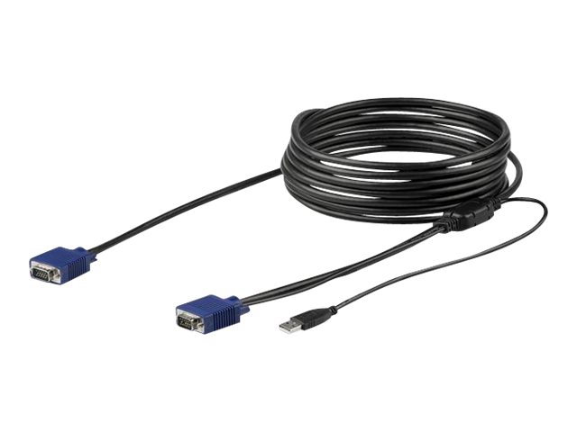 StarTech.com 15 ft. (4.6 m) USB KVM Cable for StarTech.com Rackmount Consoles - VGA and USB KVM Console Cable (RKCONSUV15) - Vid