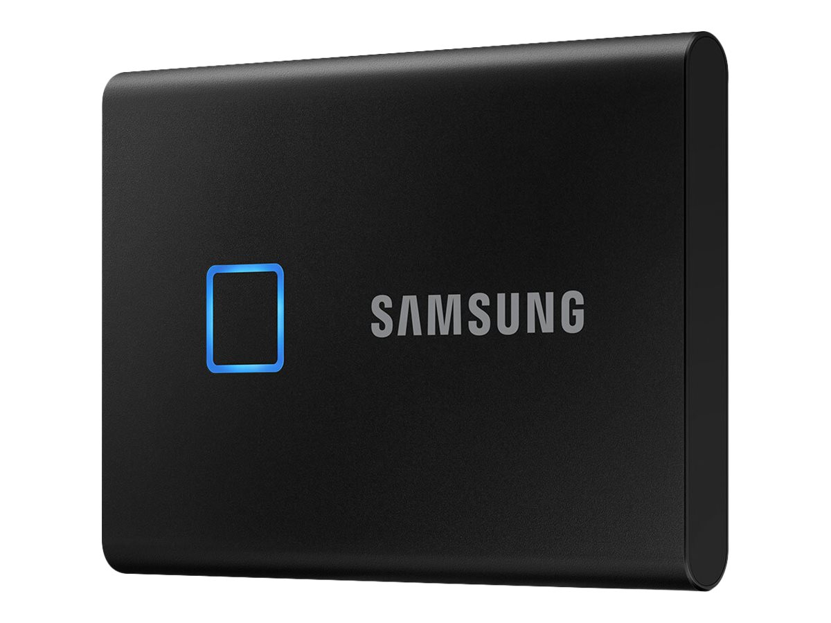 Samsung T7 Touch MU-PC2T0K - SSD - verschlsselt - 2 TB - extern (tragbar) - USB 3.2 Gen 2 (USB-C Steckverbinder)