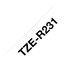 Brother TZe-R231 - Schwarz auf Weiss - Rolle (1,2 cm x 4 m) 1 Kassette(n) Band - fr Brother PT-D210, D600, H110; P-Touch Cube P