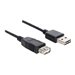 Delock EASY-USB - USB-Verlngerungskabel - USB (W) zu USB (M) - USB 2.0 - 5 m - Schwarz