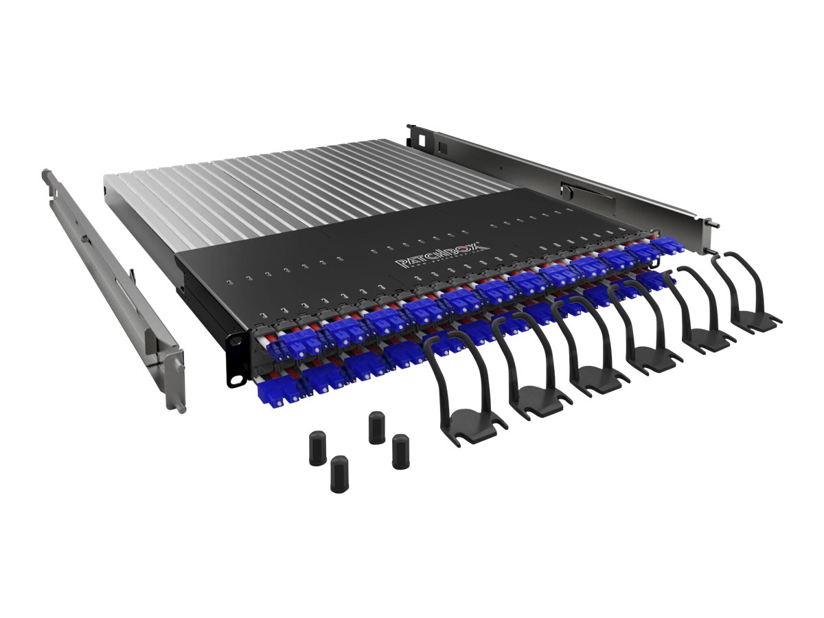 PATCHBOX PLUS+ SYSTEM OS2 LC-SC - Rack - Kabelführungssatz - 1U - 48.3 cm (19