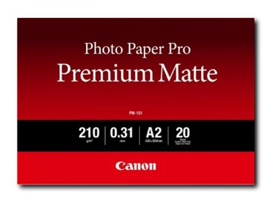 Canon Pro Premium PM-101 - Glatt matt - 310 Mikron - warmer weisser Ton - A2 (420 x 594 mm) - 210 g/m²