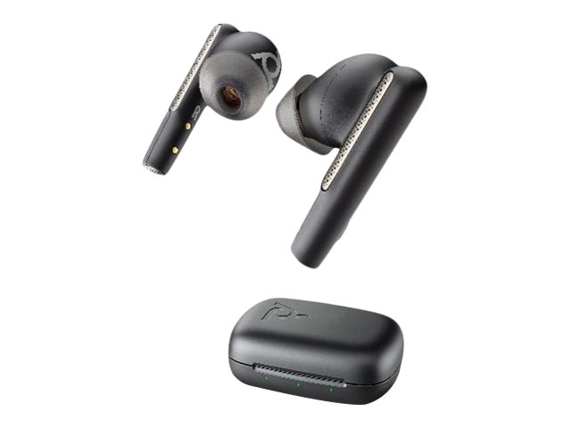 Poly Voyager Free 60 - True Wireless-Kopfhrer mit Mikrofon - im Ohr - Bluetooth - aktive Rauschunterdrckung - Carbon Black