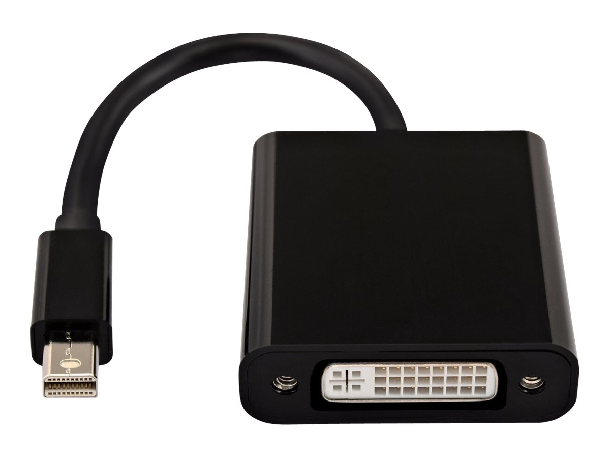 V7 - Videoadapter - Mini DisplayPort (M) zu DVI-D (W) - DisplayPort 1.1 - Schwarz