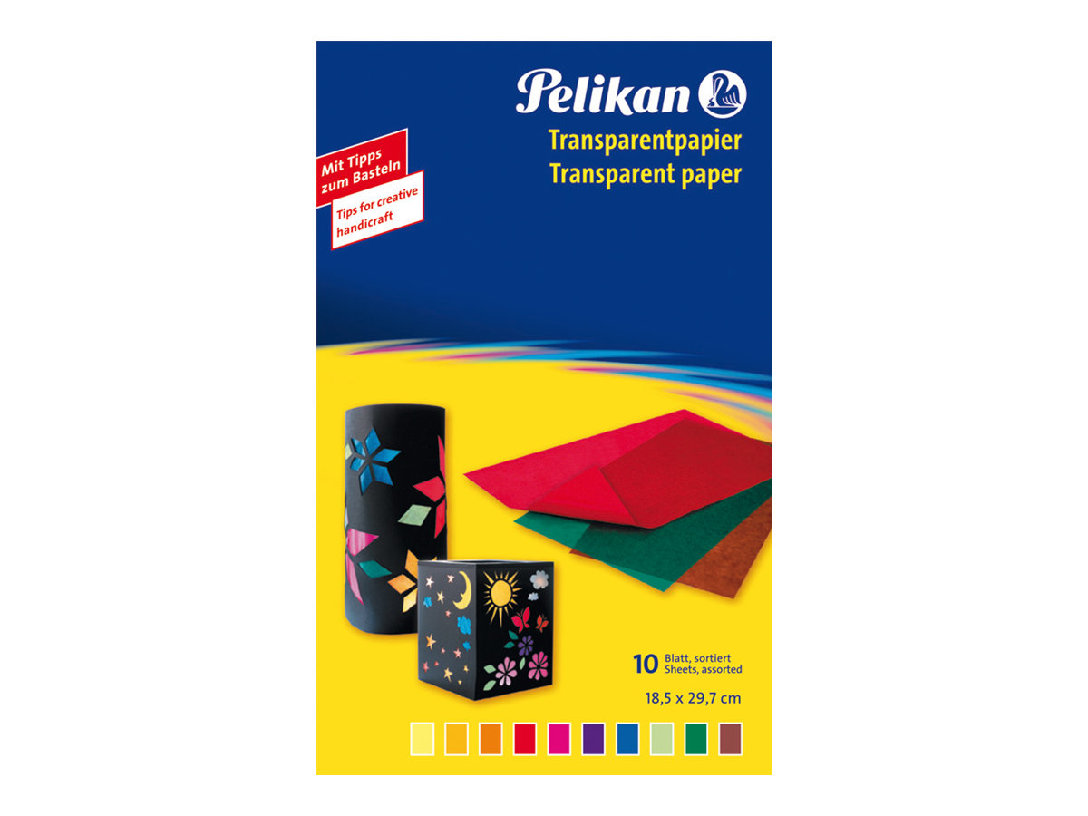 Pelikan 233 M/10 - Papier - 185 x 297 mm - 10 Bltter - farbig sortiert - Papier