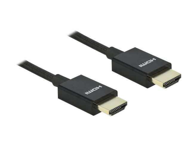 Delock - Ultra High Speed - HDMI-Kabel - HDMI mnnlich zu HDMI mnnlich - 2 m - Koax