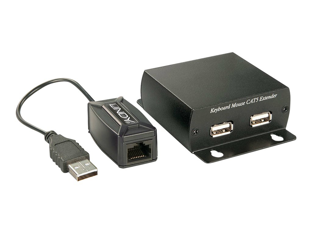 LINDY USB Keyboard and Mouse Extender - Tastatur- / Maus-Erweiterung - USB - bis zu 300 km