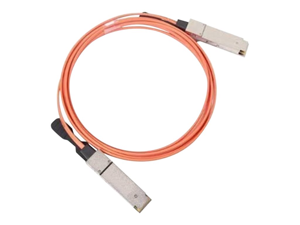 HPE Aruba - 400GBase Splitter fr direkten Anschluss - QSFP-DD (M) zu QSFP56 (M) - 50 m - Active Optical Cable (AOC)