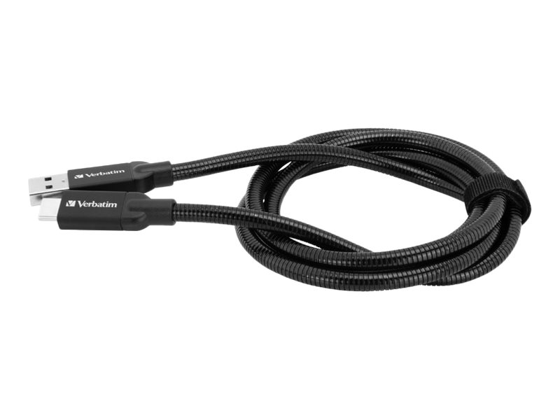 Verbatim Sync and Charge - USB-Kabel - USB-C (M) zu USB (M) - USB 3.1 Gen 2 - 1 m - Schwarz
