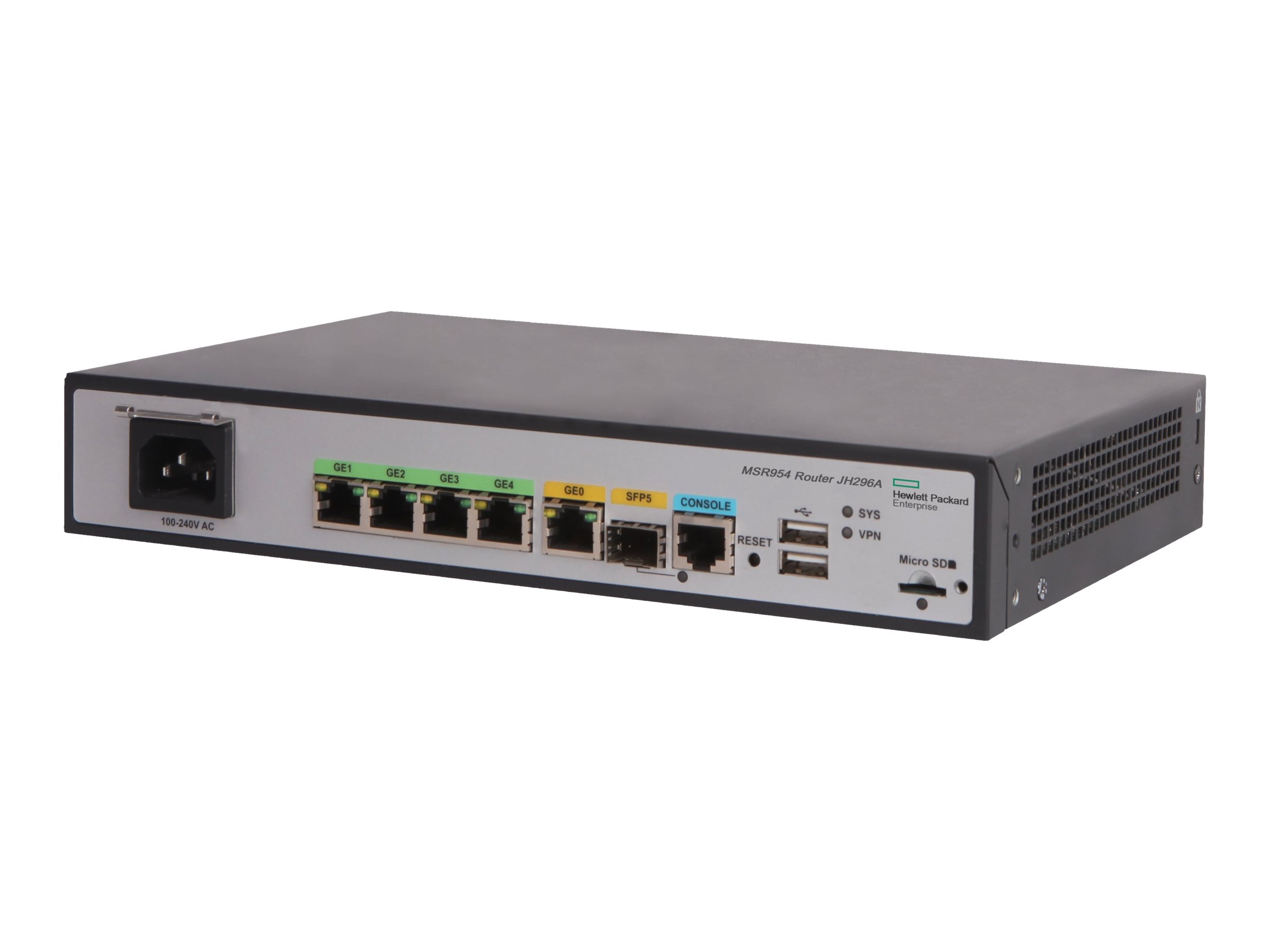 HPE MSR954 - - Router - 4-Port-Switch - 1GbE - an Rack montierbar