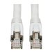 Eaton Tripp Lite Series Cat8 25G/40G Certified Snagless Shielded S/FTP Ethernet Cable (RJ45 M/M), PoE, White, 6 ft. (1.83 m) - P