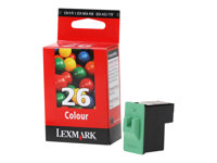 Lexmark Cartridge No. 26 - Gelb, Cyan, Magenta - Original - Tintenpatrone - fr Lexmark i3, X1140, X1250, X1280, X1290, X2240, Z