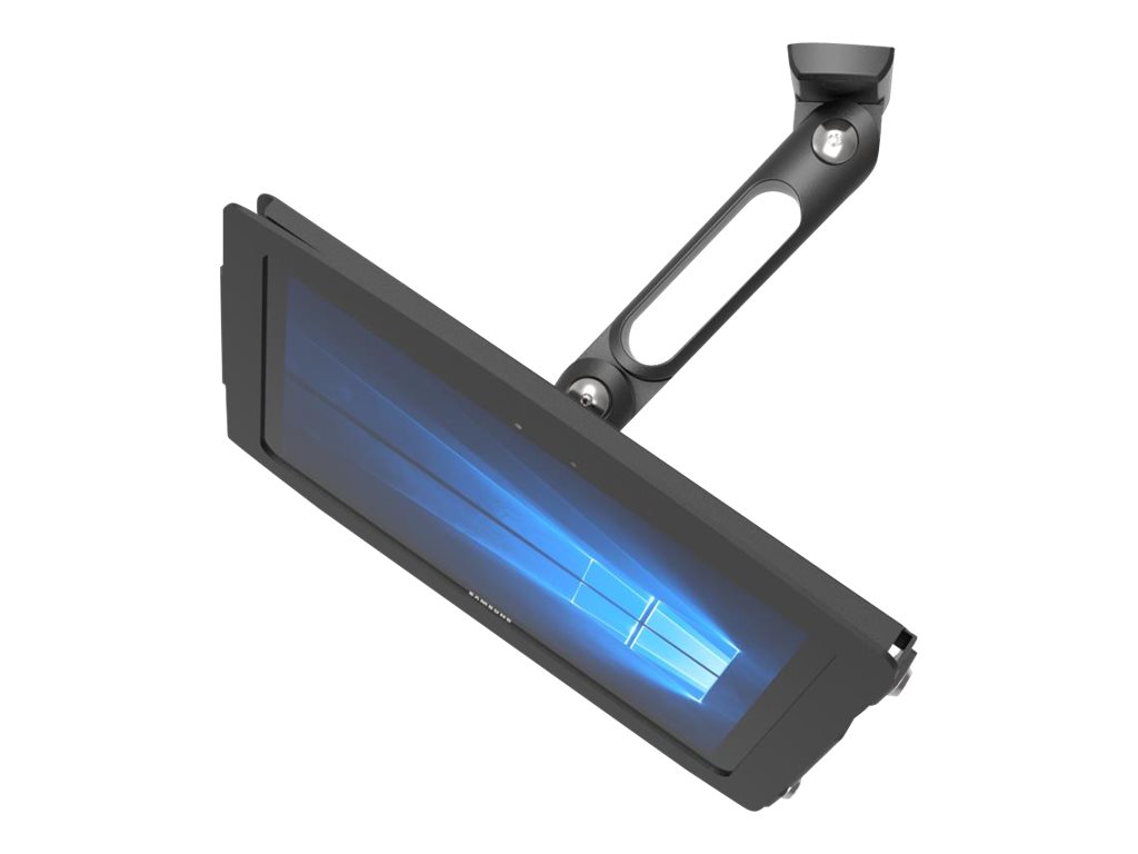 Compulocks Swing Arm Surface Pro7 / Galaxy TabPro S Wall Mount Kiosk Black - Gehäuse - Diebstahlschutz - für Tablett - verriegel