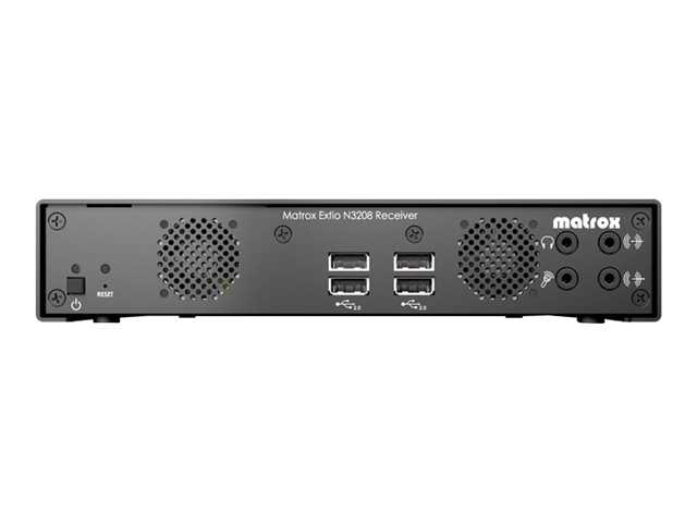 Matrox Extio 3 Series N3208 Receiver Appliance - KVM-Extender - Empfnger - 1GbE - USB - 1000Base-T