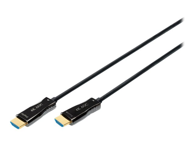 DIGITUS - Premium Highspeed - HDMI-Kabel mit Ethernet - HDMI mnnlich zu HDMI mnnlich - 15 m - Doppelisolierung