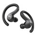 JLab Audio JBuds Air Sport - True Wireless-Kopfhrer mit Mikrofon - im Ohr - ber dem Ohr angebracht - Bluetooth - Schwarz