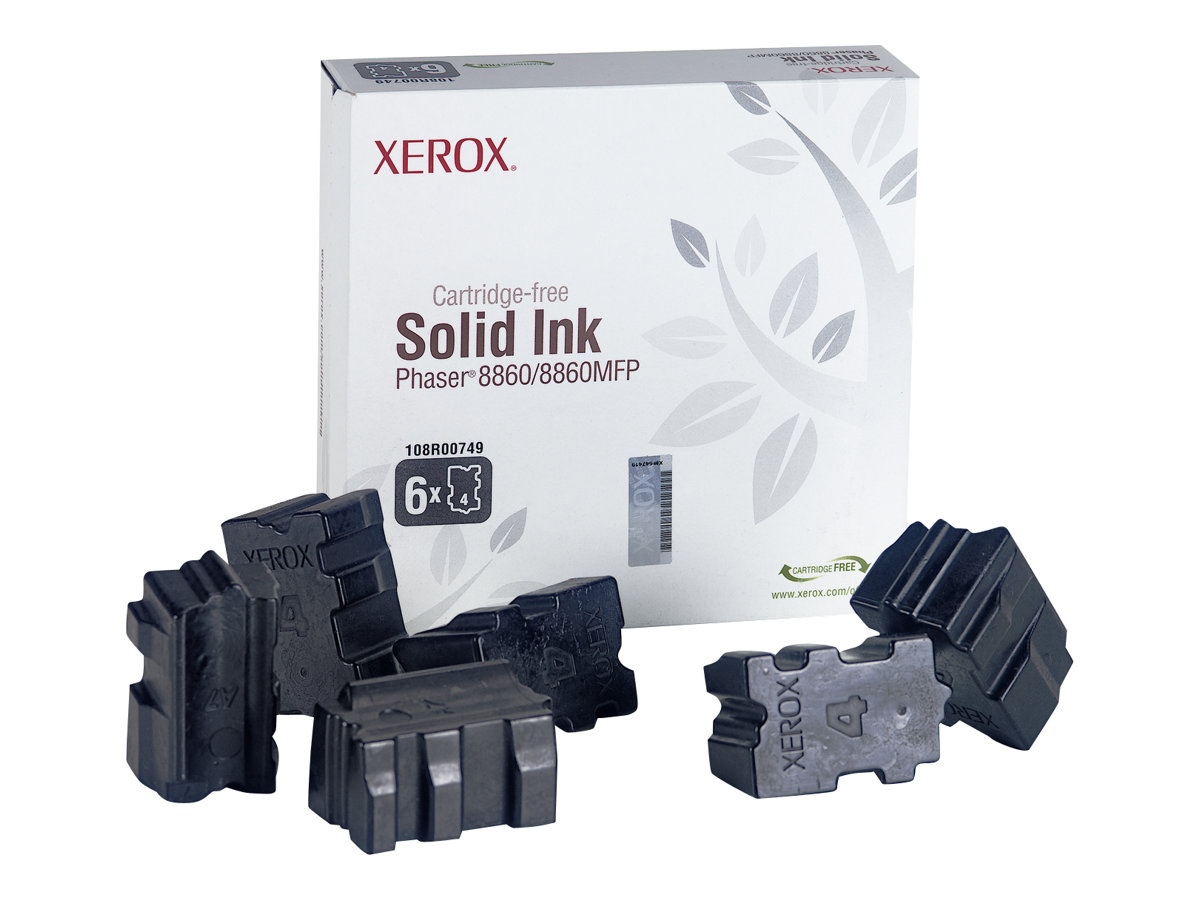 Xerox Phaser 8860MFP - 6er-Pack - Schwarz - Original - feste Tinten - fr Phaser 8860, 8860DN, 8860MFP, 8860MFP/D, 8860MFP/E, 88