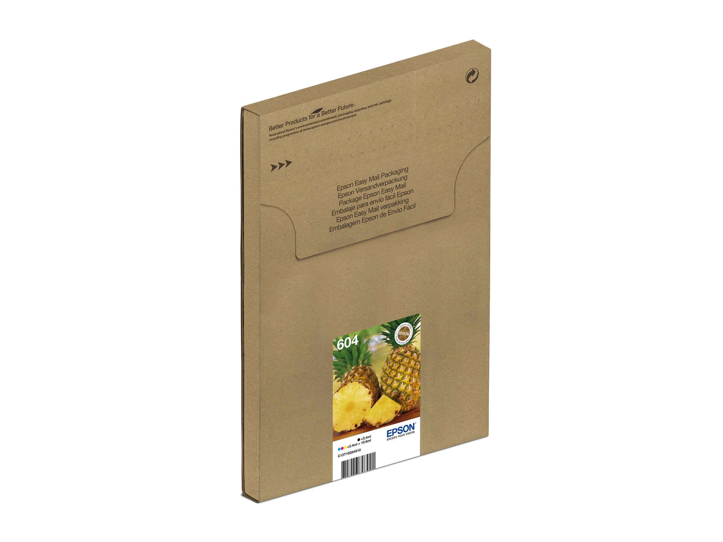 Epson 604 Multipack Easy Mail Packaging - 4er-Pack - XL - Schwarz, Gelb, Cyan, Magenta - original - Blisterverpackung