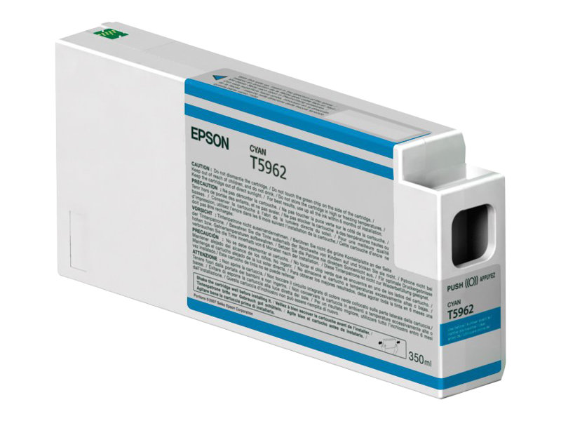 Epson T5962 - 350 ml - Cyan - Original - Tintenpatrone - fr Stylus Pro 7700, Pro 7890, Pro 7900, Pro 9700, Pro 9890, Pro 9900, 
