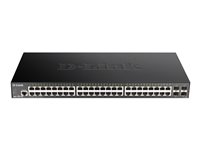 D-Link DGS 1250-52X - Switch - Smart - 48 x 10/100/1000 + 4 x 10 Gigabit SFP+ - an Rack montierbar