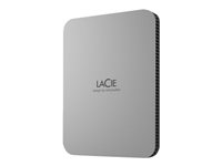 LaCie Mobile Drive STLP2000400 - Festplatte - 2 TB - extern (tragbar) - USB 3.2 Gen 1 (USB-C Steckverbinder) - Moon Silver