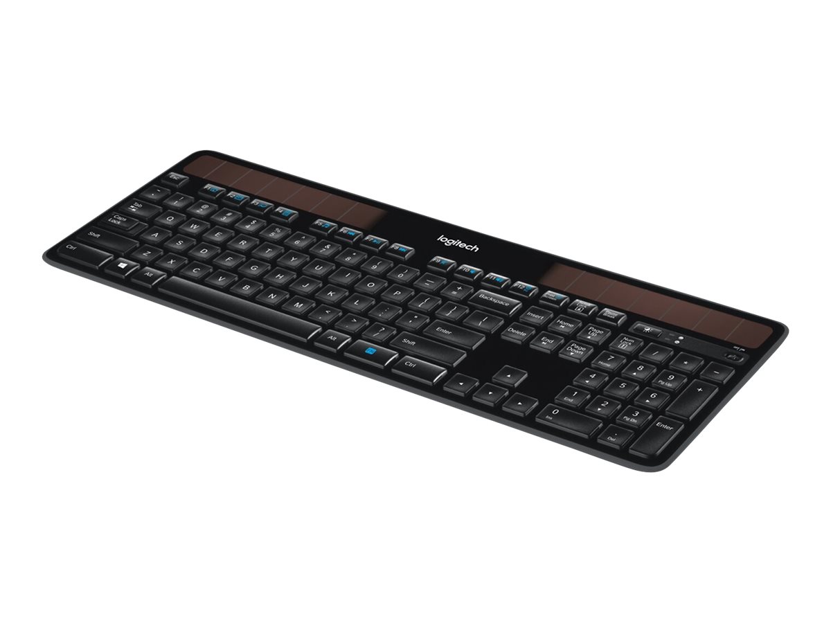 Logitech Wireless Solar K750 - Tastatur - kabellos - 2.4 GHz - Nordisch