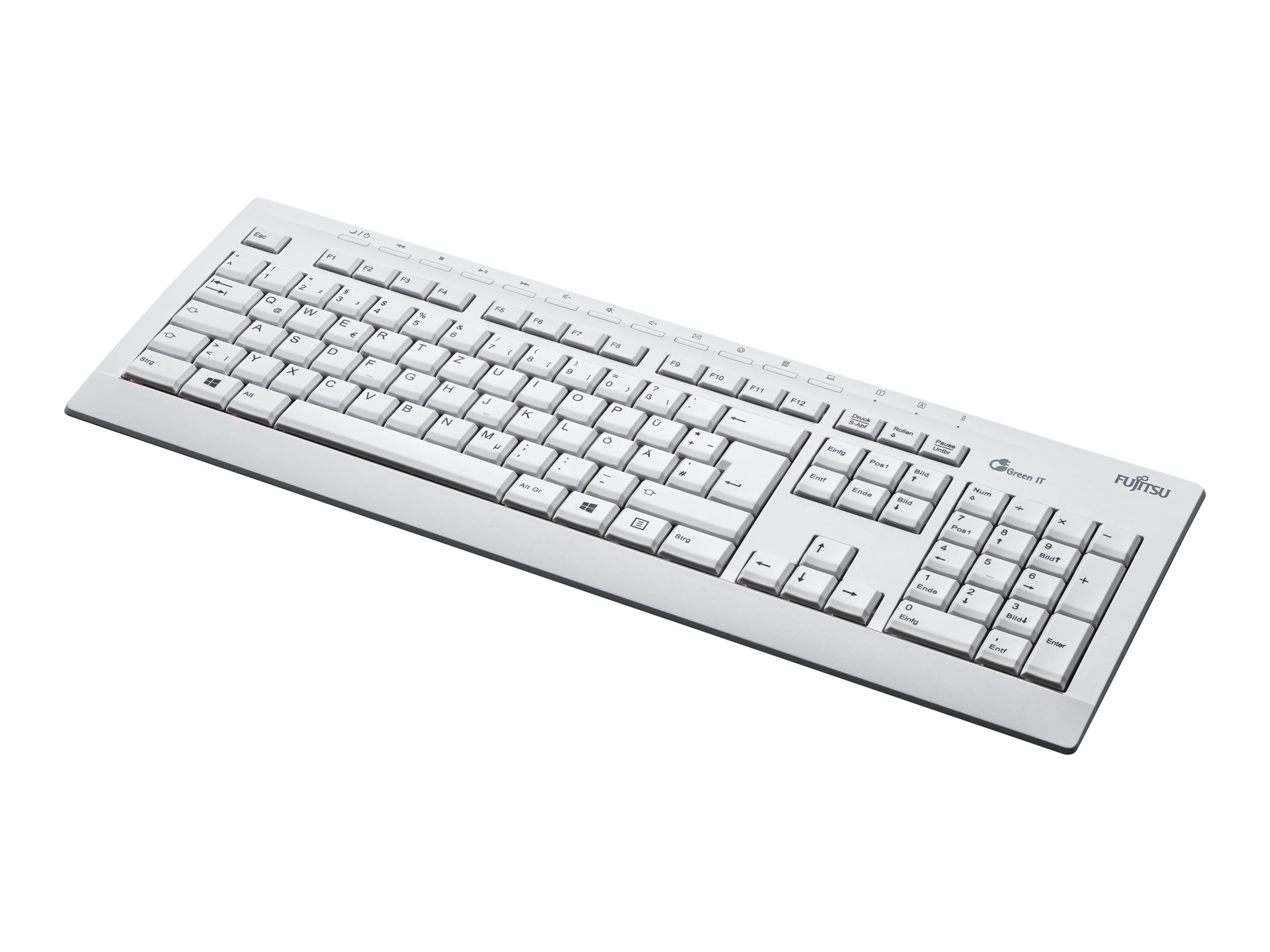 Fujitsu KB521 ECO - Tastatur - USB - Schweiz - für Celsius H7510, J5010, W5010; ESPRIMO D7010, D7011, D9010, D9011, G5010, G9010