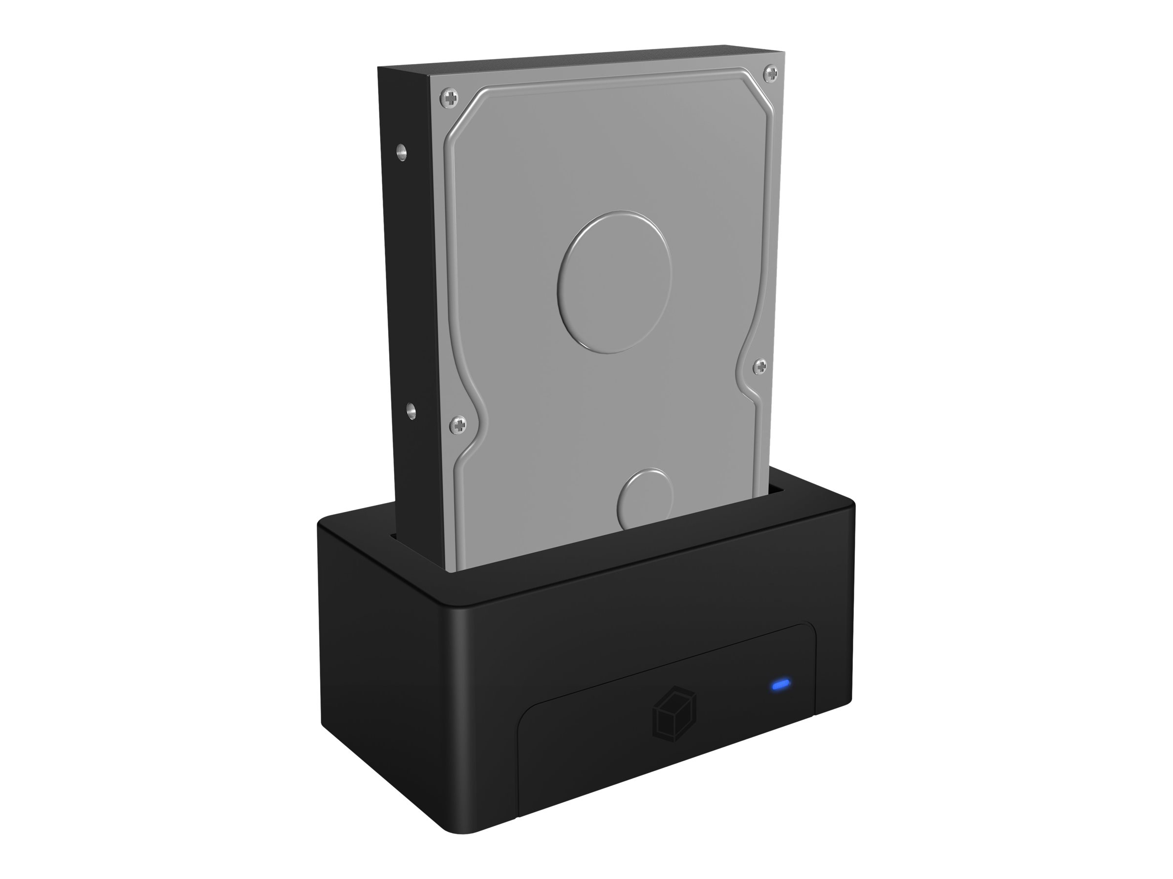 ICY BOX IB-1121-U3 - HDD-Dockingstation mit Datenanzeige, Netzanzeige, Ein/Aus-Schalter Schchte: 1 - 2,5