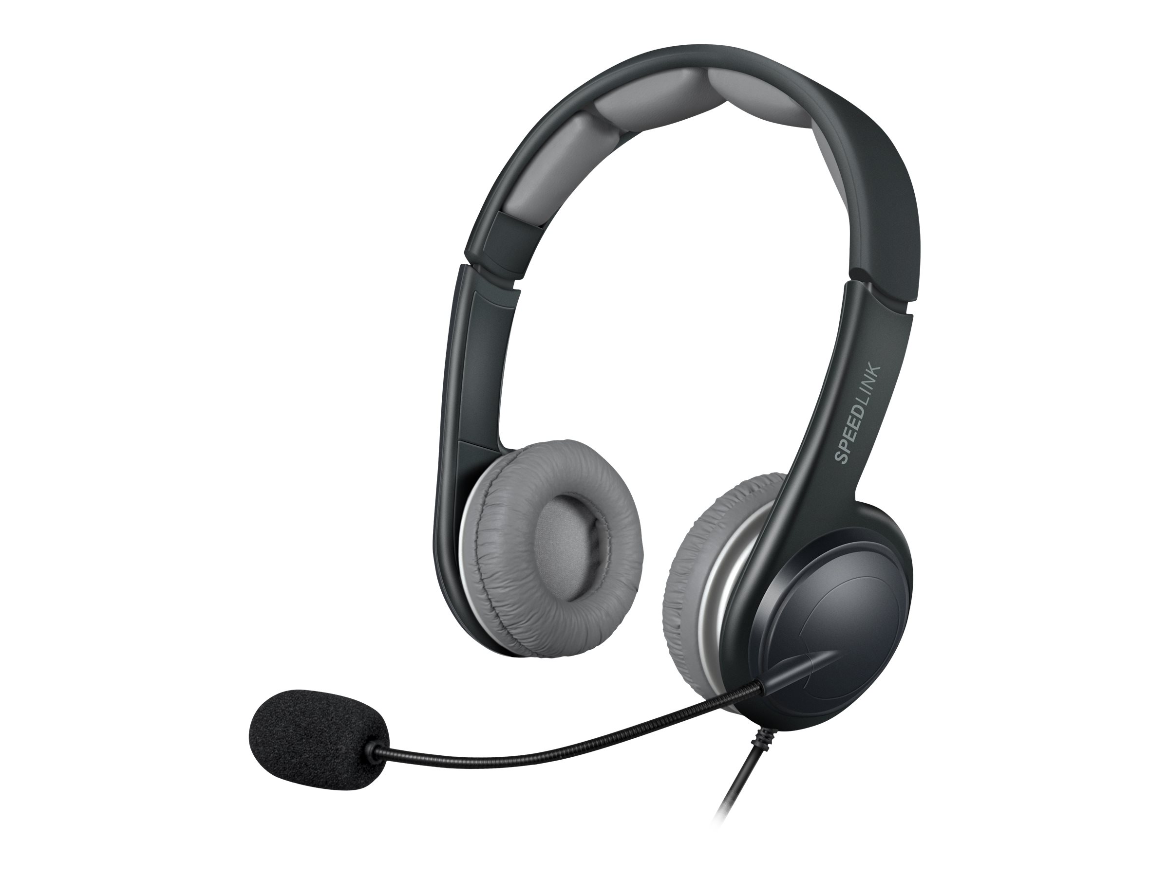 SPEEDLINK SONID - Headset - On-Ear - kabelgebunden - USB - Grau, Schwarz