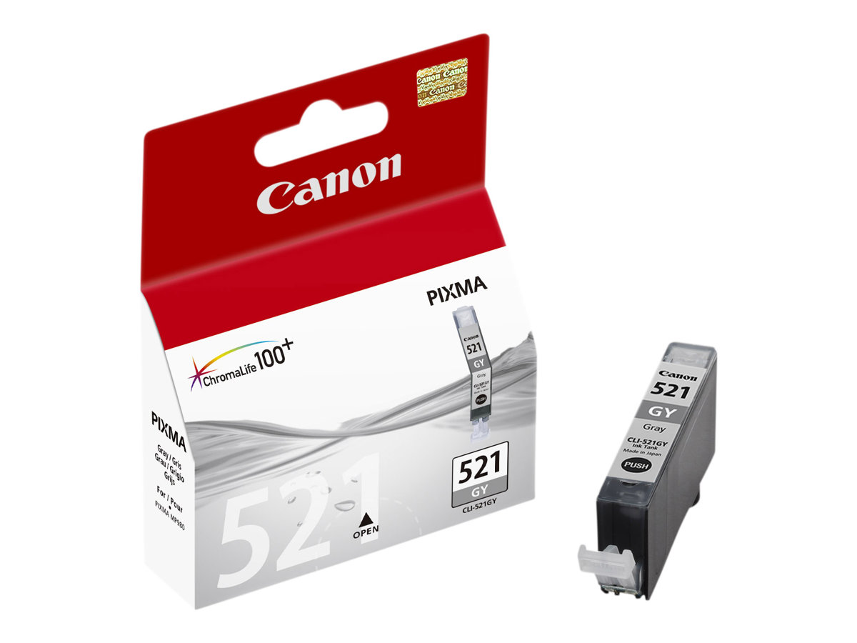 Canon CLI-521GY - 9 ml - Grau - Original - Tintenbehlter - fr PIXMA MP980, MP990