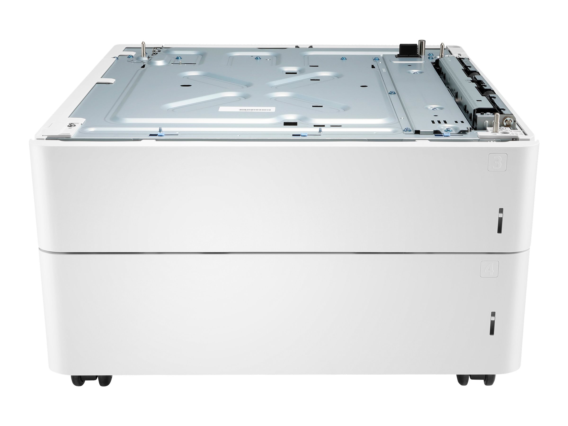 HP Papierzufhrung und Unterstand - Medienschacht - 1100 Bltter in 2 Schubladen (Trays) - fr Color LaserJet Enterprise MFP M77