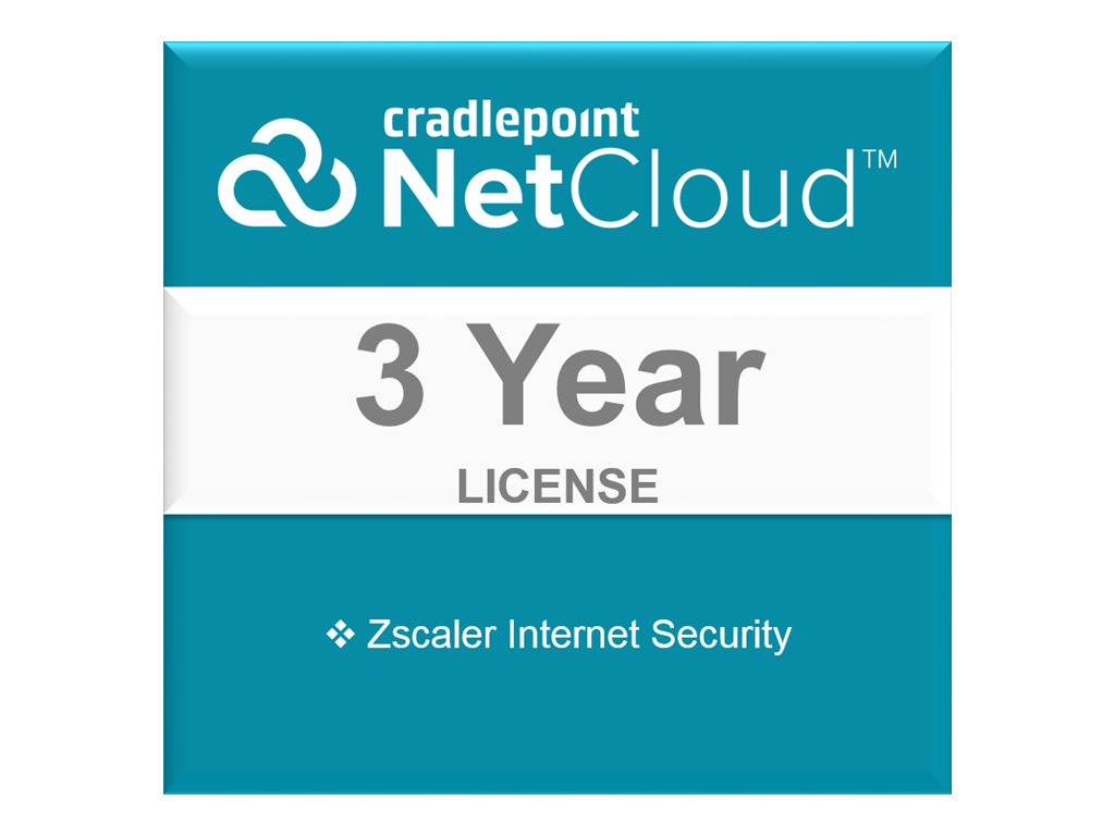 Cradlepoint Zscaler Internet Security - Abonnement-Lizenz (3 Jahre) - 1 Gerät - gehostet