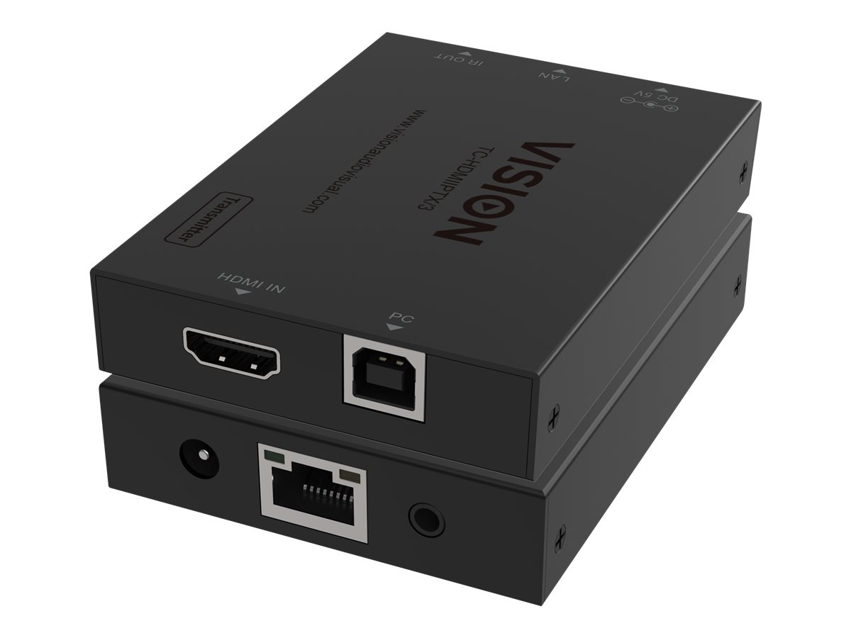 Vision TC-HDMIIPTX/3 - KVM-/Audio-/Infrarot-Verlngerung - Sender - ber CAT 6 - USB - bis zu 150 m