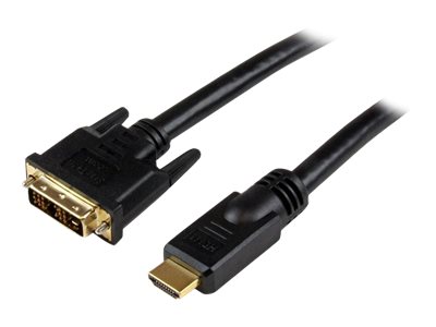 StarTech.com HDMI auf DVI-D Kabel 15m (Stecker/Stecker) - HDMI/DVI Adapterkabel mit vergoldeten Kontakten - HDMI/DVI Videokabel 
