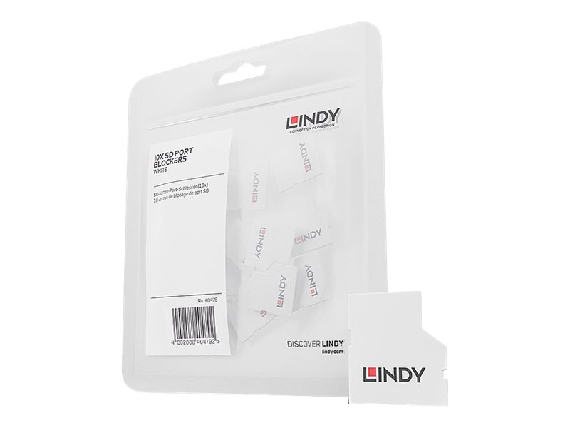 Lindy - SD-Port-Blocker (Packung mit 10)