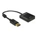 DeLOCK Adapter Displayport 1.2 male > HDMI female 4K Active - Videokonverter - Parade PS171 - DisplayPort - HDMI - Schwarz
