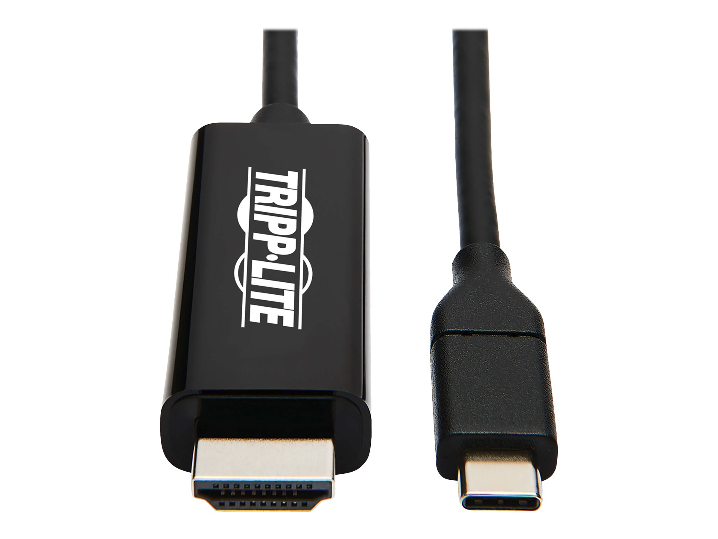 Tripp Lite USB C to HDMI Adapter Cable USB 3.1 Gen 1 4K M/M USB-C Black 3ft - Videokabel - HDMI mnnlich zu 24 pin USB-C mnnlic
