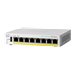Cisco Business 250 Series CBS250-8PP-D - Switch - L3 - Smart - 8 x 10/100/1000 (PoE+) - Desktop