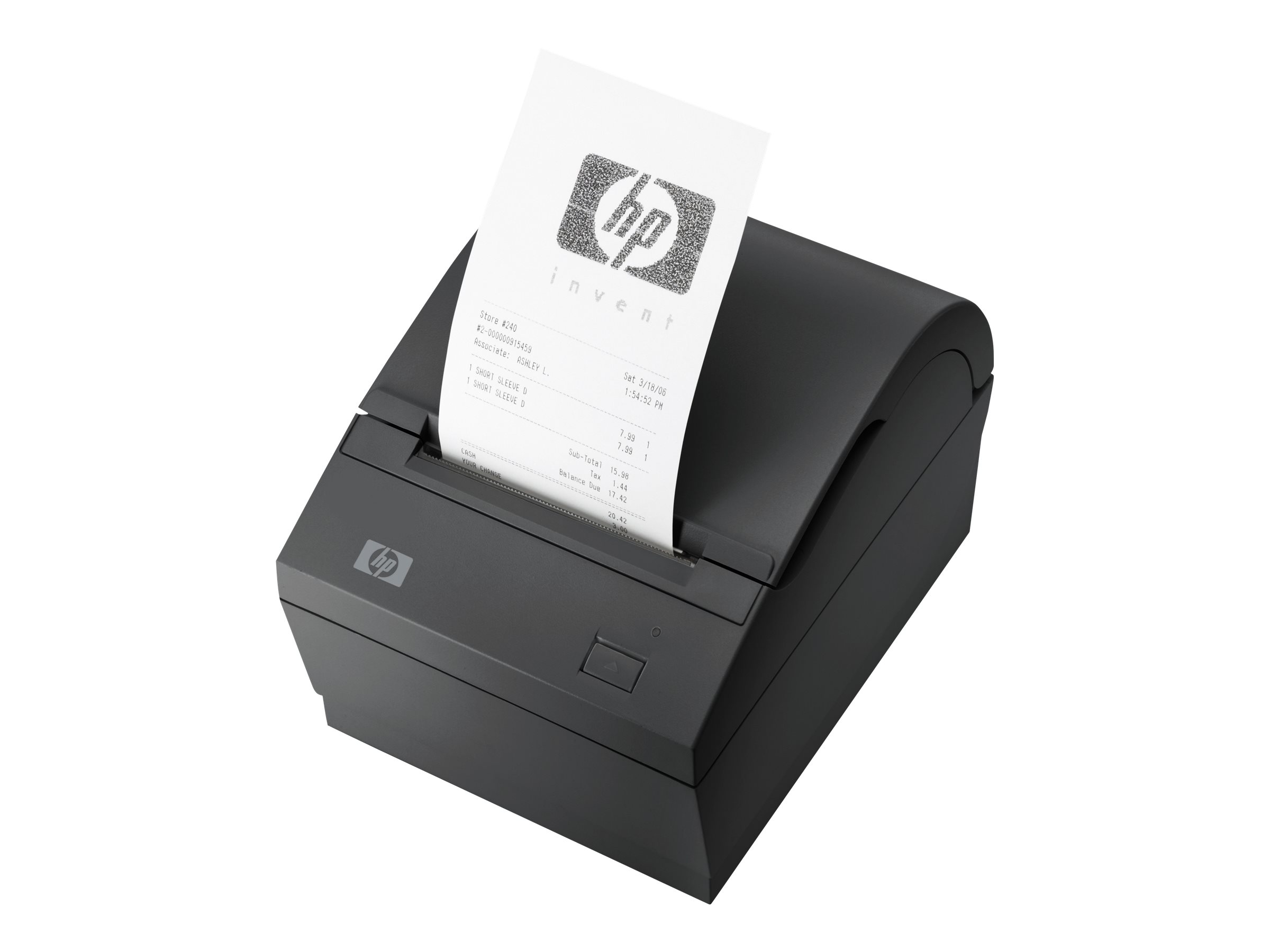 HP Single Station Thermal Receipt Printer - Belegdrucker - zweifarbig (monochrom) - Thermodirekt - Rolle (0,8 cm) - 203 dpi