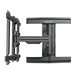 StarTech.com TV Wall Mount for up to 80 inch (110lb) VESA Mount Displays, Low Profile Full Motion Universal TV Wall Mount Bracke