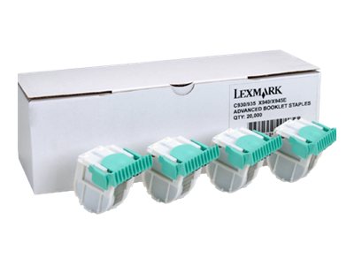 Lexmark - Rckenhefterkartusche (Packung mit 4) - fr Lexmark C950, X854, X860dhe 4, X862de 4, X862dte 3, X862dte 4, X864dhe 3, 