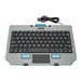 Gamber-Johnson Rugged Lite - Tastatur - mit Touchpad - USB - mit Quick Release Keyboard Cradle