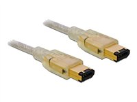 Delock - IEEE 1394-Kabel - FireWire, 6-polig (M) zu FireWire, 6-polig (M) - 1 m